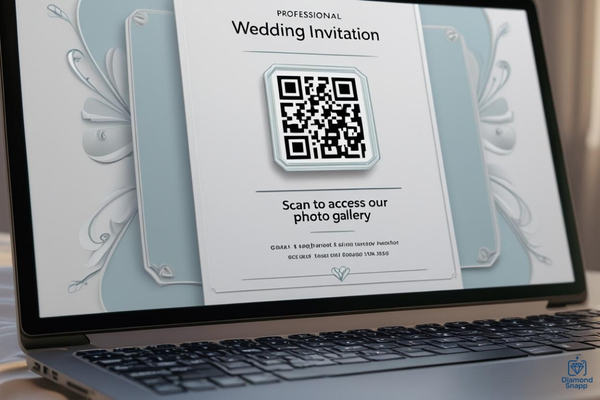 Email invitation with QR code example